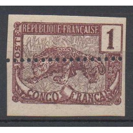Timbre de collection Congo - 027g