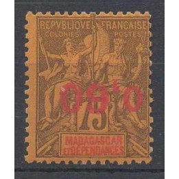 Timbre de collection Madagascar - 122a