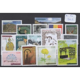 Timbre de collection Andorre Francais - Année 2022