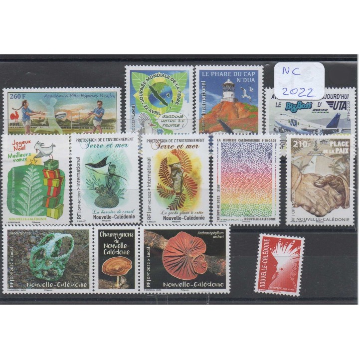 Timbre de collection Nouvelle-Caledonie - Année 2022