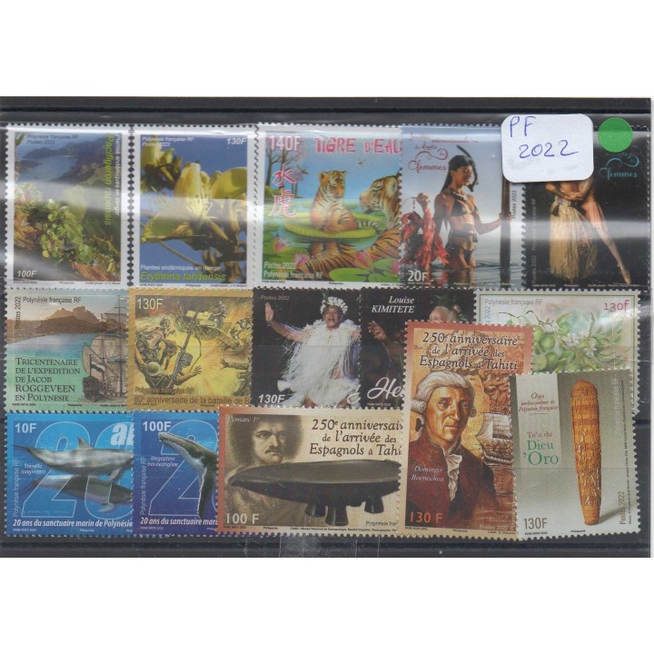 Timbre de collection Polynesie Francaise - Année 2022