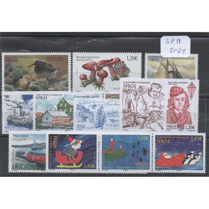 Timbre de collection Saint-Pierre et Miquelon - Année 2021