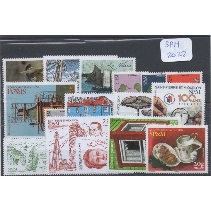 Timbre de collection Saint-Pierre et Miquelon - Année 2022
