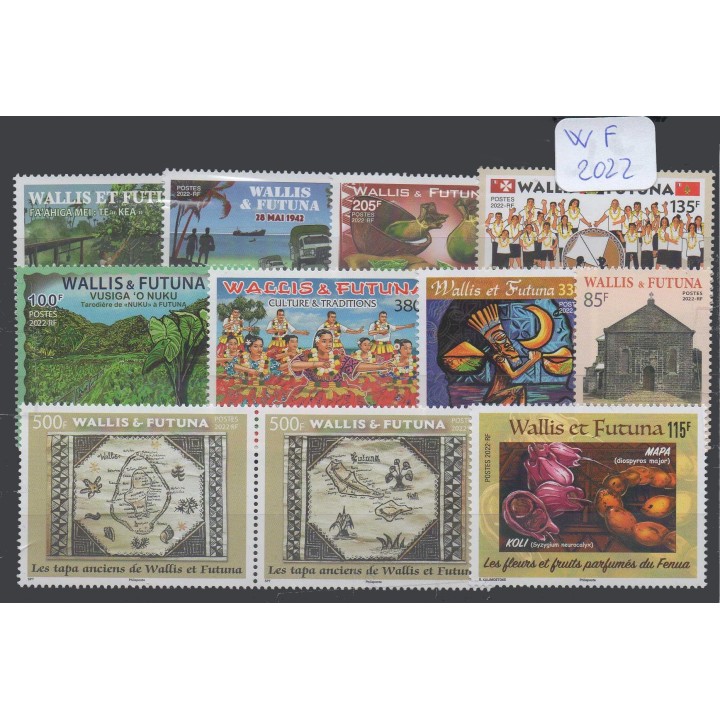 Timbre de collection Wallis et Futuna - Année 2022