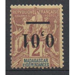 Timbre de collection Madagascar - 051a