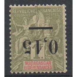 Timbre de collection Madagascar - 055a