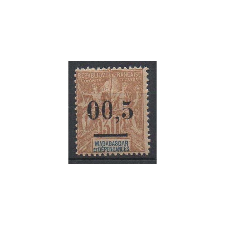 Timbre de collection Madagascar - 052d