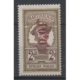 Timbre de collection Martinique - 105e