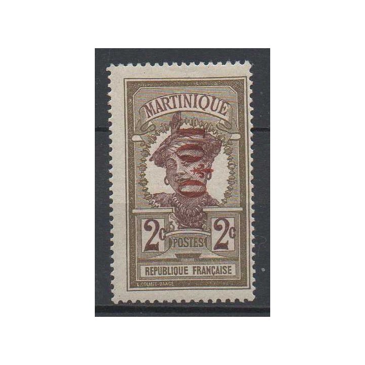 Timbre de collection Martinique - 105e