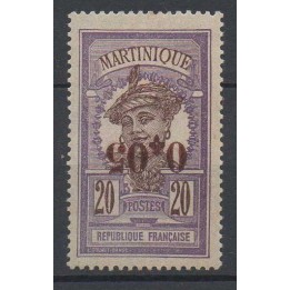 Timbre de collection Martinique - 106a