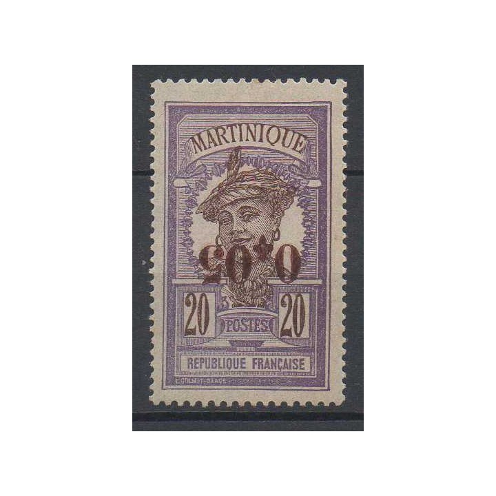 Timbre de collection Martinique - 106a