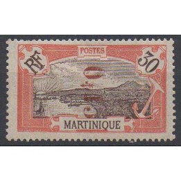 Timbre de collection Martinique - 107a