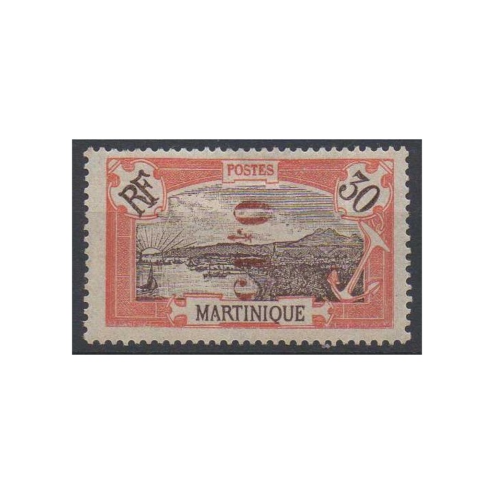 Timbre de collection Martinique - 107a