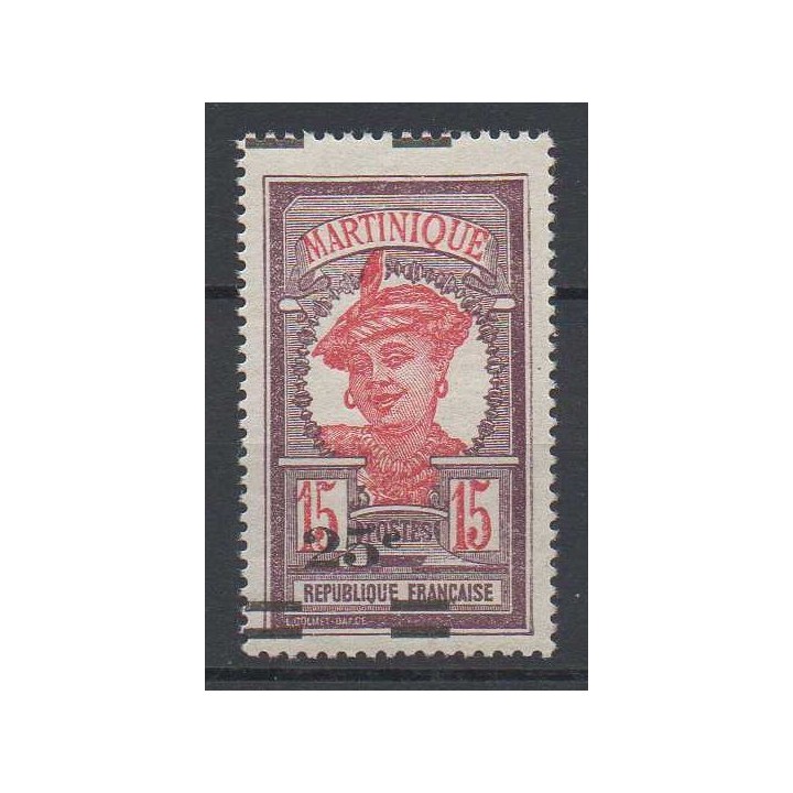 Timbre de collection Martinique - 111c
