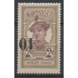 Timbre de collection Martinique - 084a