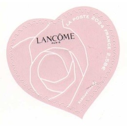 France - Autoadhésif 2024 Cœur Lancôme Paris \"lettre 100g\"