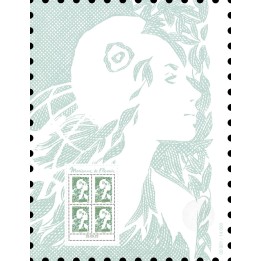 Timbre de collection France - 5749A Affiche Marianne de l\'Avenir 4x7€ - Hors Abonnement