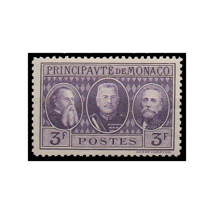 Timbre de collection Monaco - 0113a