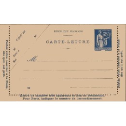 France -  Entier Postal 0365-CL1