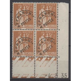 France - Préoblitéré 071 Coin Daté (1935)
