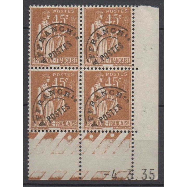 France - Préoblitéré 071 Coin Daté (1935)