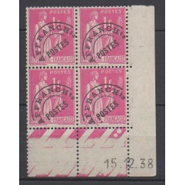 France - Préoblitéré 076 Coin Daté (1938)
