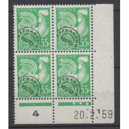 France - Préoblitéré 118 Coin Daté (1959)