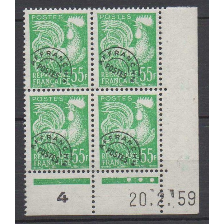 France - Préoblitéré 118 Coin Daté (1959)
