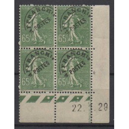 France - Préoblitéré 049 Coin Daté (1929)