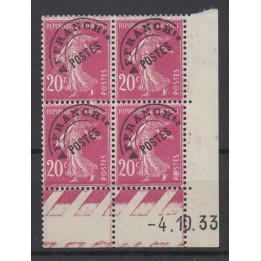 France - Préoblitéré 055 Coin Daté (1933)
