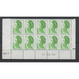 France - 2423b Coin daté (25/08/1986)