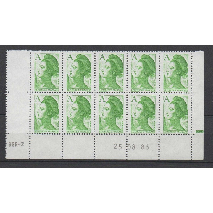 France - 2423b Coin daté (25/08/1986)