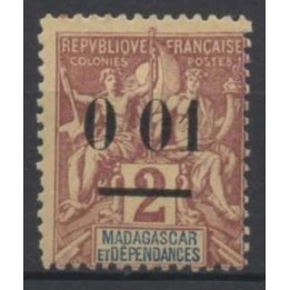 Timbre de collection Madagascar - 051c