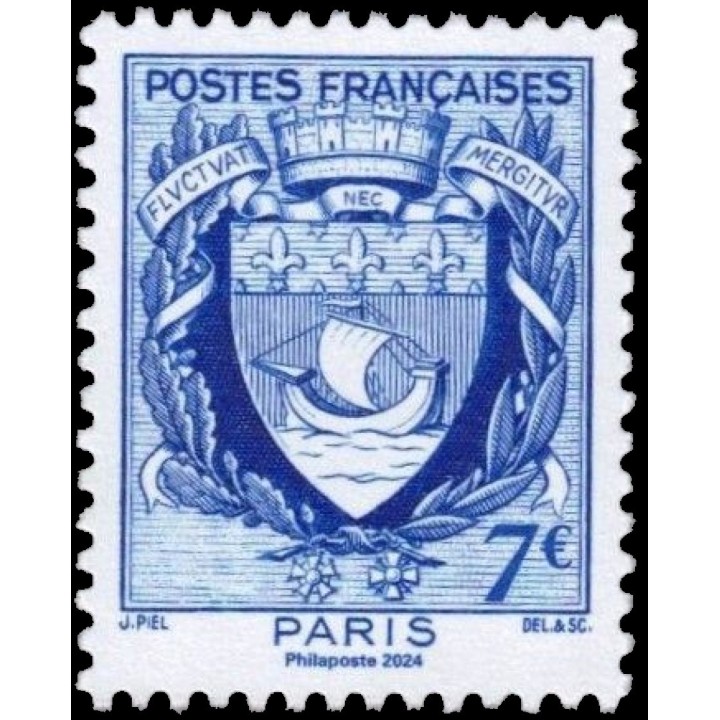 Timbre de collection France - 5790A Armoiries de Paris 7€ - Hors Abonnement