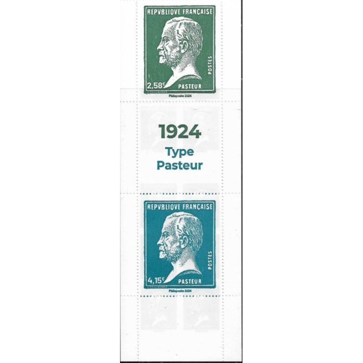 Timbre de collection France - 5783 & 5784 Couverture Carnet \"100 ans de la machine a affranchir - Pasteur\"
