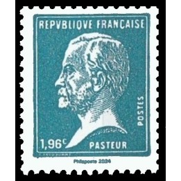 Timbre de collection France - 5782 - Pasteur \"bleu\" issu du Carnet \"100 ans de la machine a affranchir - Pasteur\"