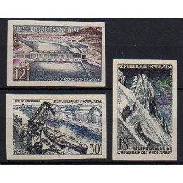France - 1078 à 1080 Non Dentelé