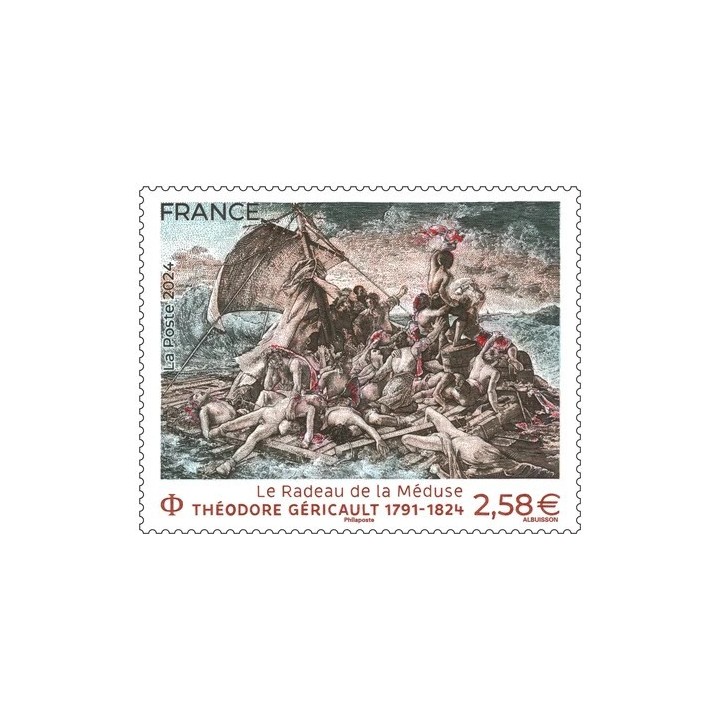 Timbre de collection France - 5780 - Théodore Géricault (1791-1824) - Le Radeau de la Méduse