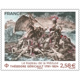 Timbre de collection France - 5780 - Théodore Géricault (1791-1824) - Le Radeau de la Méduse