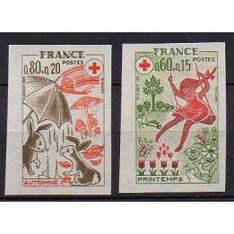 France - 1860 et 1861 Non Dentelé