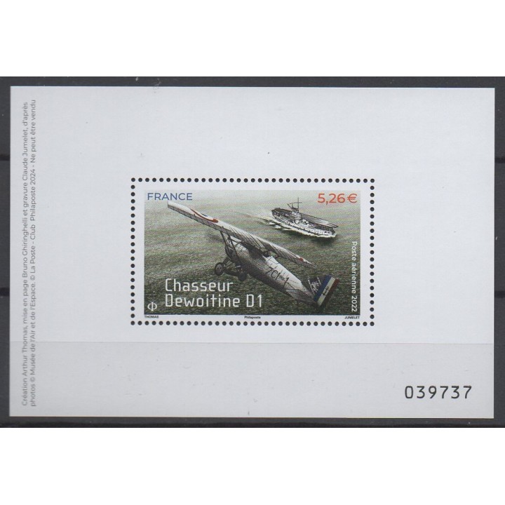 France - Poste Aérienne 92b - Mini Feuille Philaposte