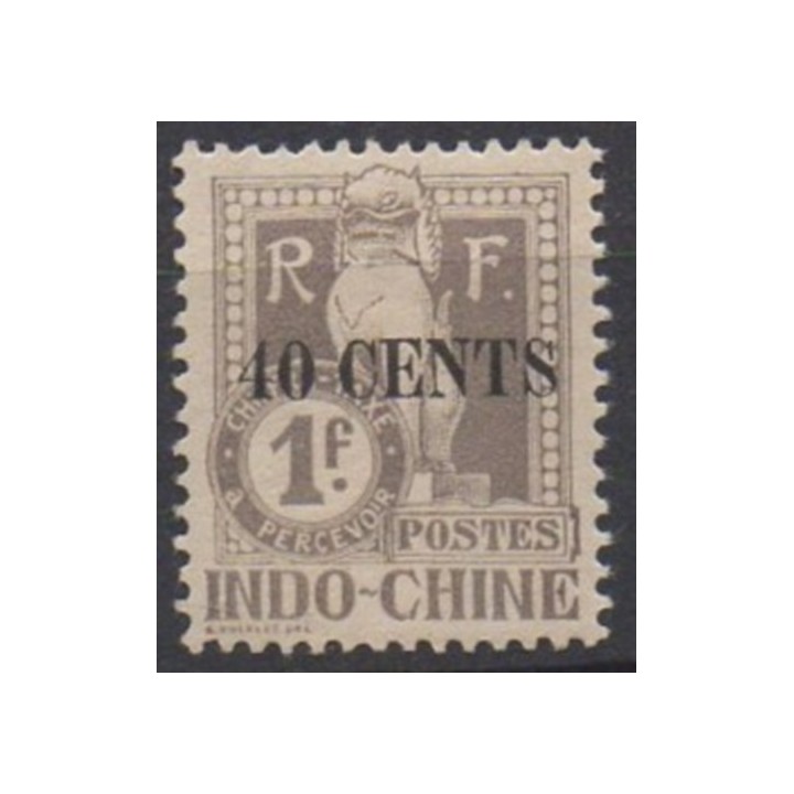 Indochine - Taxe 28a
