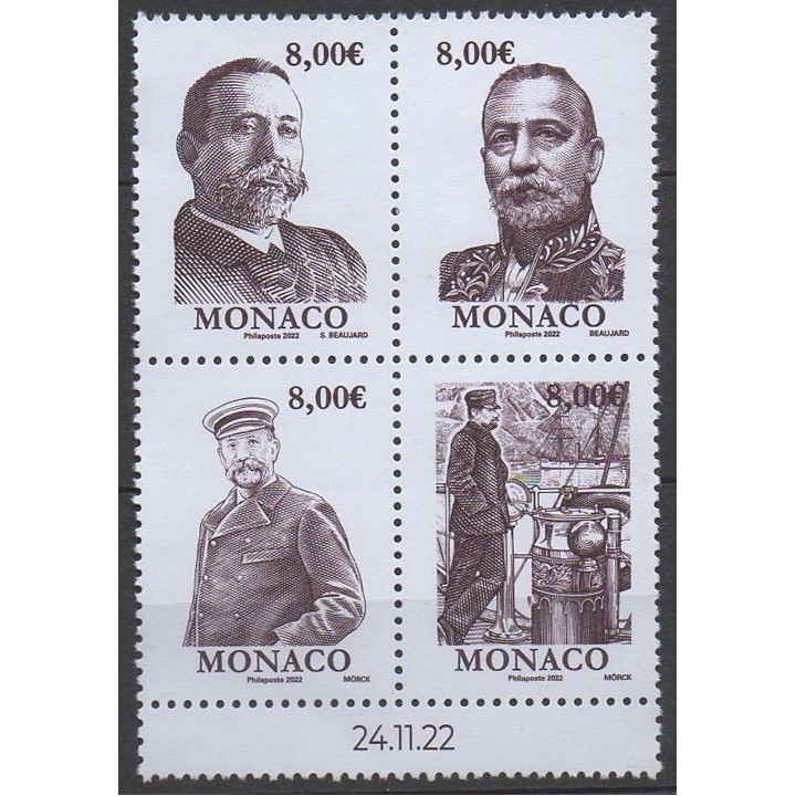 Monaco - Bloc Feuillet 107 - Les 4 Valeurs Seules