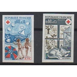 France - 1828 et 1829 Non Dentelé