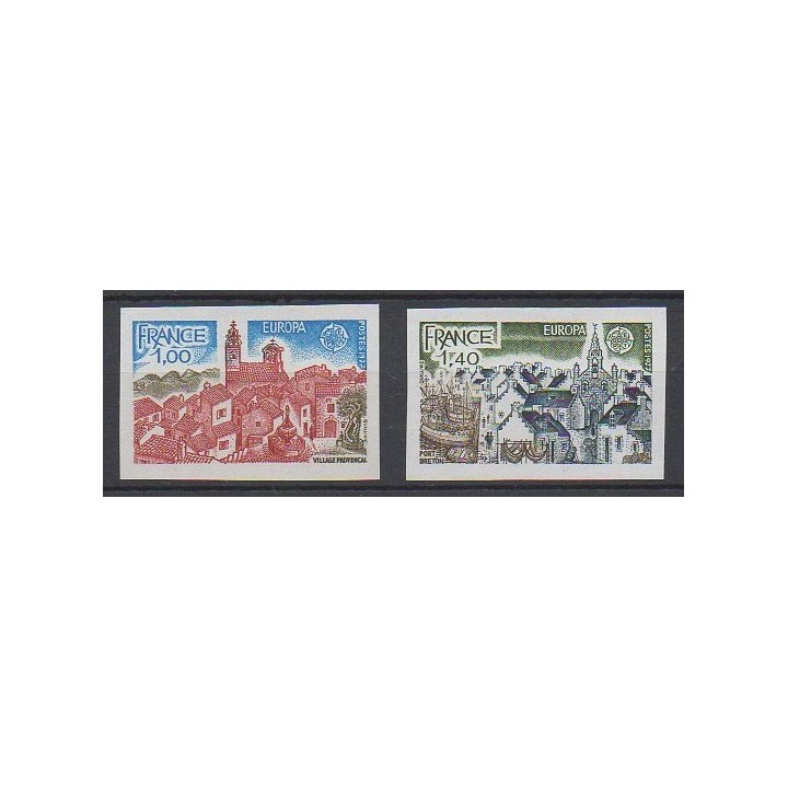 France - 1928 et 1829 Non Dentelé