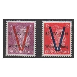 France - Libération Wurtemberg N°3 et 5