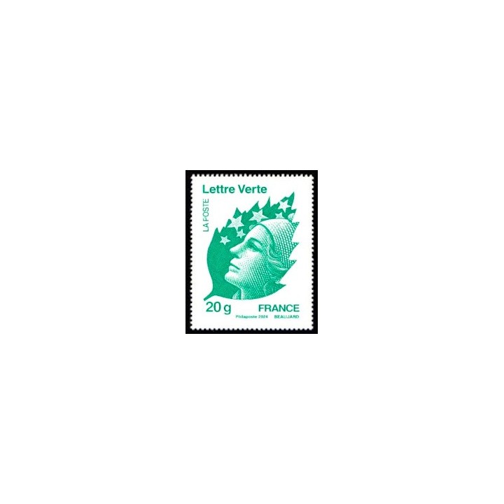 Timbre de collection France - Marianne 20g issue du Carnet \"Marianne et l\'Europe - Yves Beaujard - Salon d\'Automne 2024\" - H