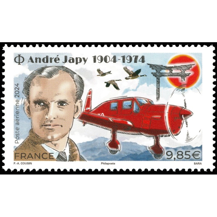 Timbre de collection France - Poste Aérienne 097 - André Japy