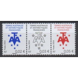 2024 Triptyque Armoiries des TAAF
