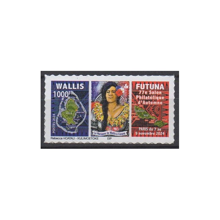 Wallis et Futuna - 2024 Autoadhésif « La Marianne de Wallis et Futuna » - Salon philatélique d\'automne 2024